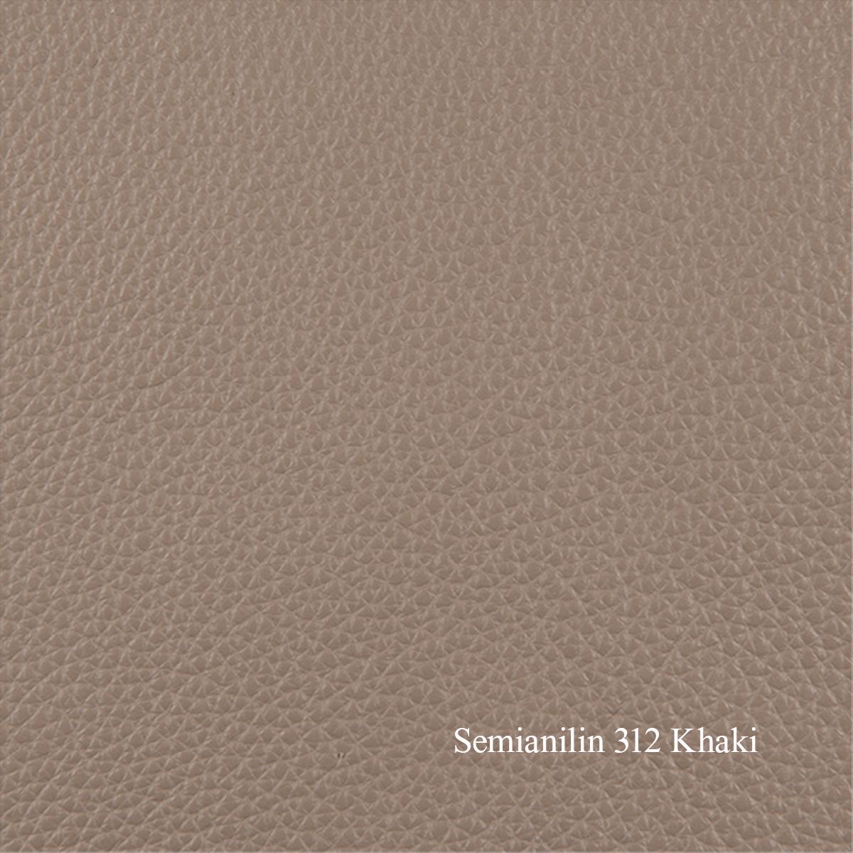 Leon Recliner med integrert fothviler semianilin skinn