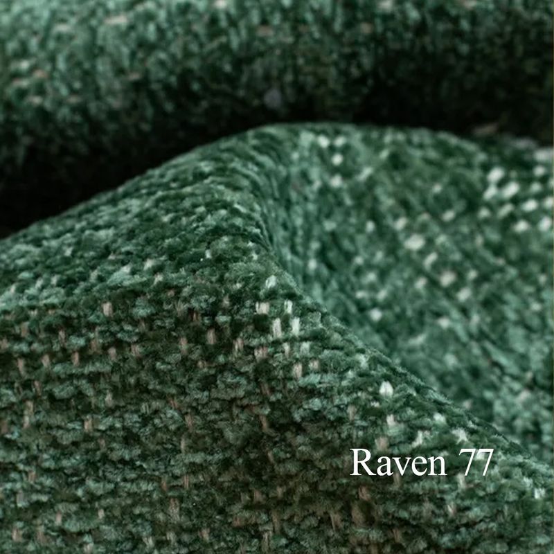 Lazy 3,5 seter sofa i Raven tekstil 279 cm