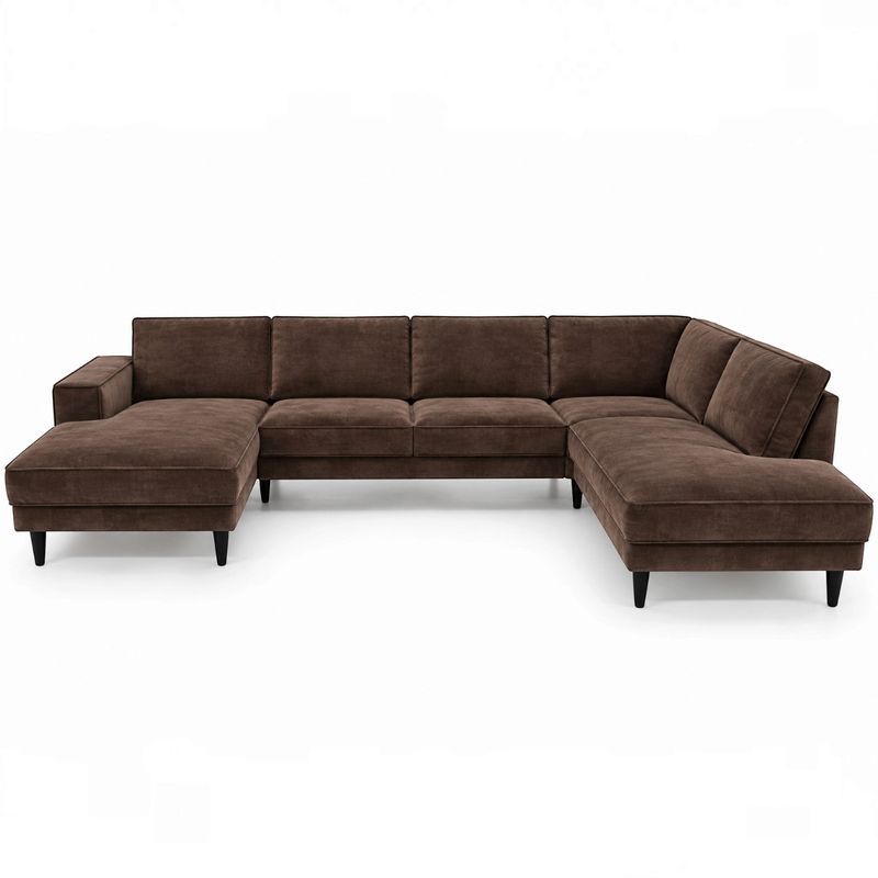 Brugge Stor U-sofa 344cmx210cm | Adore velur