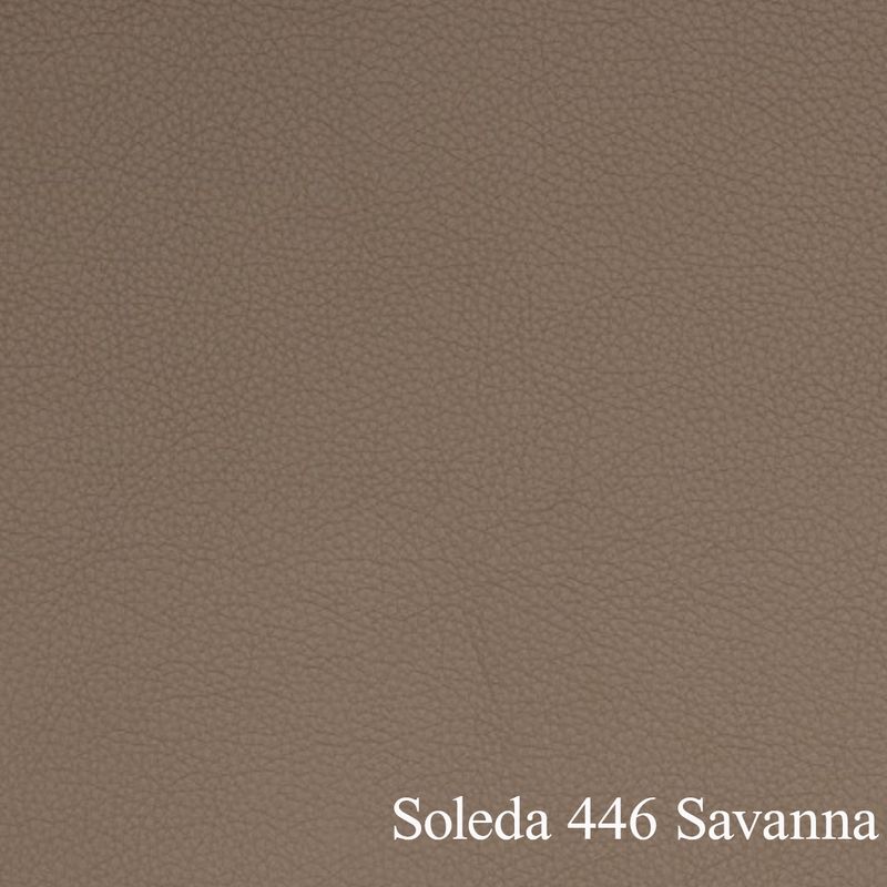 Palma 290x235 skinnsofa - buet hjørnesofa i ekte skinn