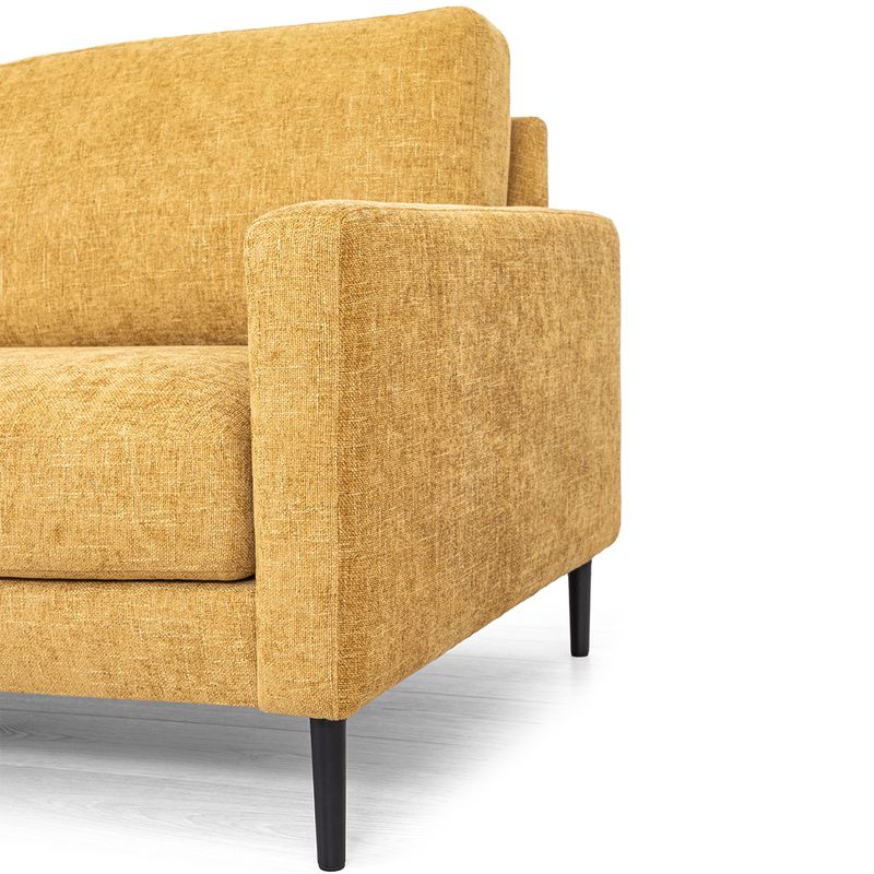 Lemon 3 seter Sjeselongsofa 270x160cm tekstil Miami Mustard 06