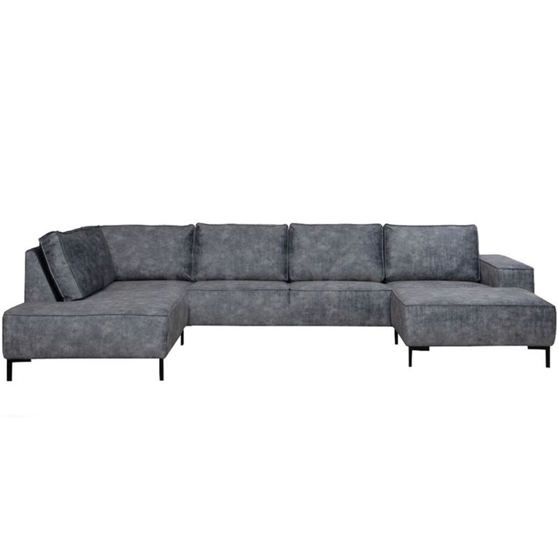 Brussel Oppsett 3 Adore Fuji Tekstil Hjørnesofa 350x214 m/ åpen 
