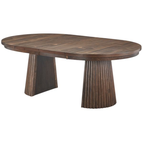 Hovedbilde Öckerö Spisebord 120cm med 2 illeggsplater - røkt ...